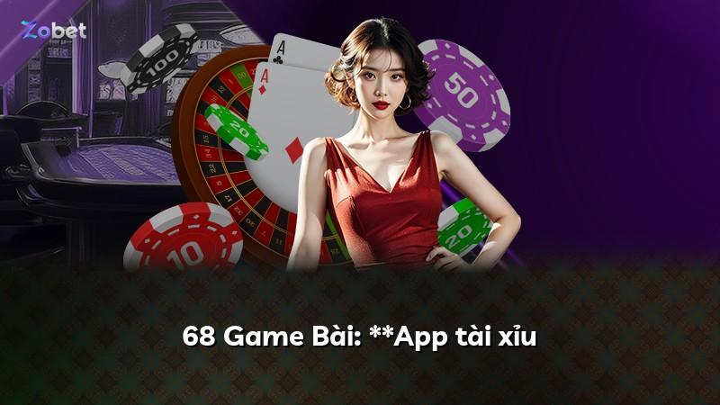 68 Game Bài: **App tài xỉu